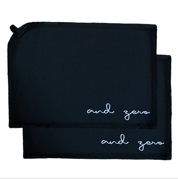 andzero クッション 座布団 インフレータブル エアクッション【2個セット】 アウトドア 高密度ウレタンフォーム 幅40㎝x奥行30x高さ2.5㎝