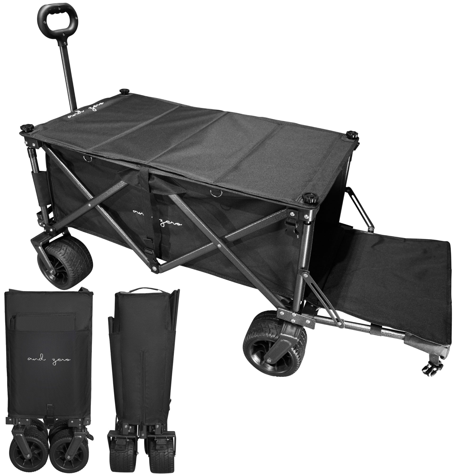 andzero キャリーワゴン】 キャリーカート カバーテーブル付き ワイド